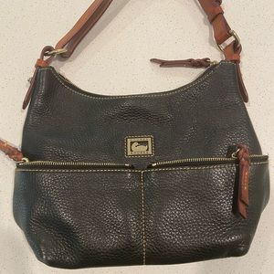 Dooney & Bourke Kelsey Hobo Black Leather Shoulder Bag